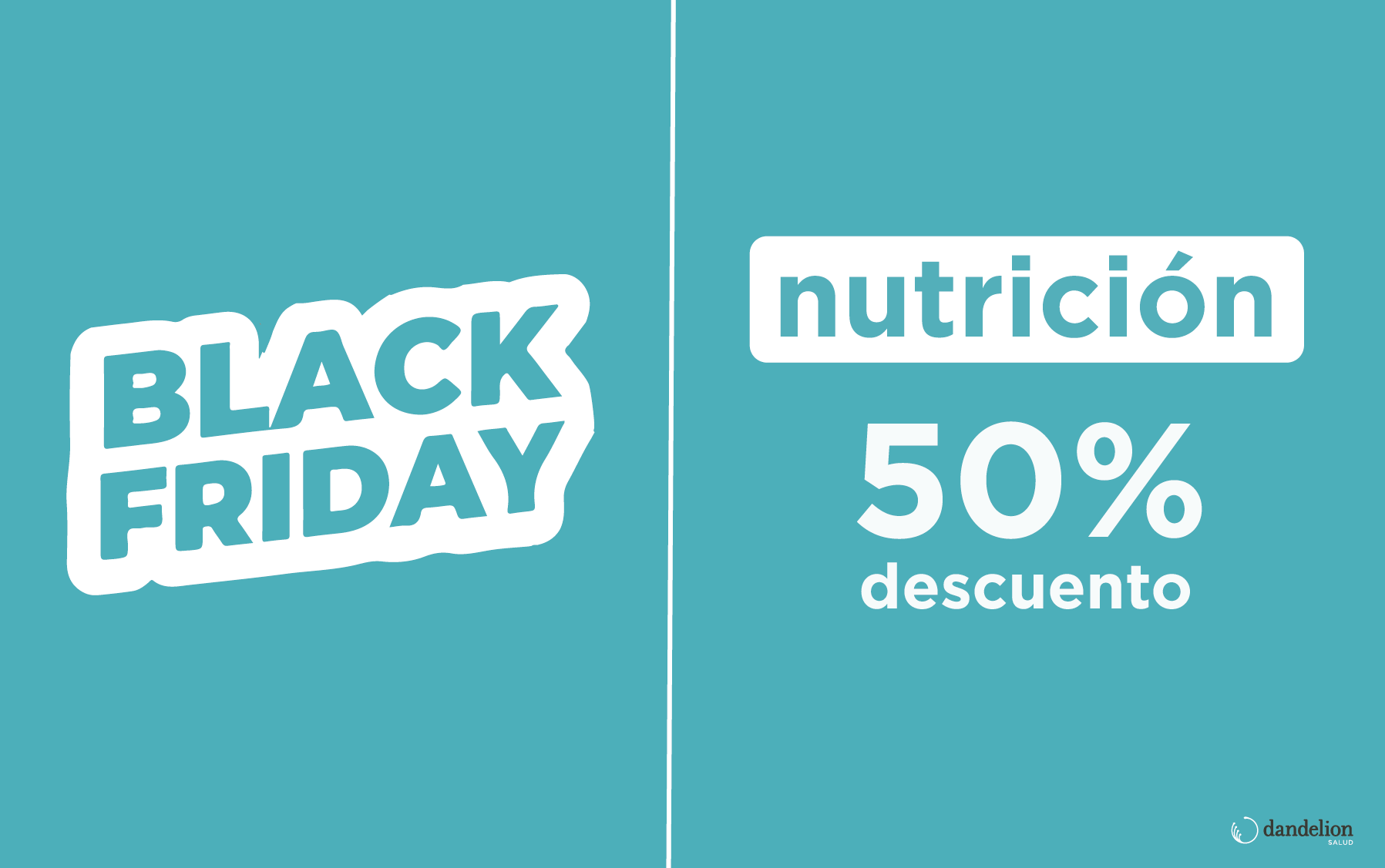 Descuento en nutricionista durante el black friday en Dandelion Salud Alicante