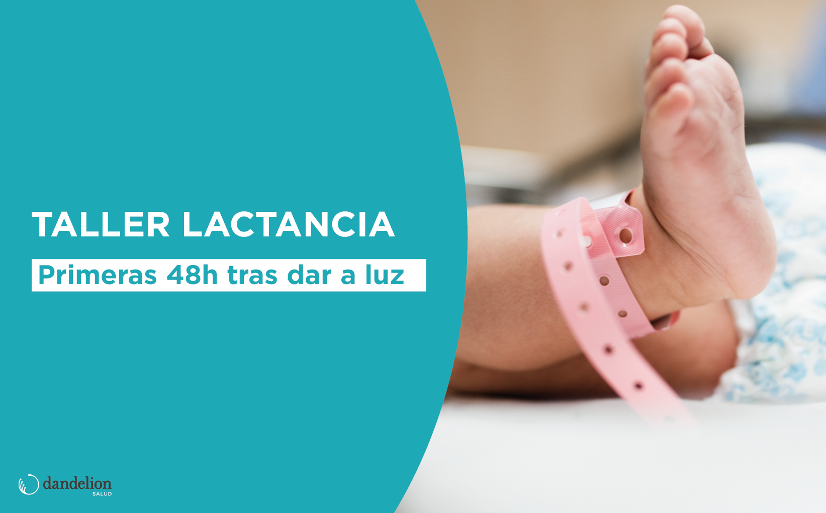 Flyer publicitario taller lactancia materna