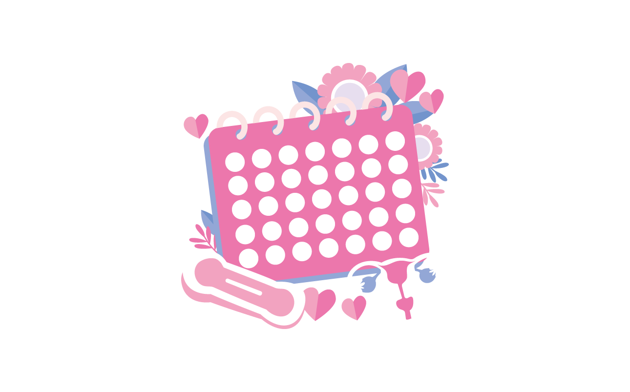 Icono ciclo menstrual